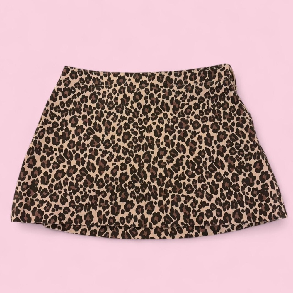 NWT Cotton On Freddie Leopard Print Mini Skirt